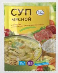 Суп мясной  с рисом 60 гр. 1/40 (нов)                                                               